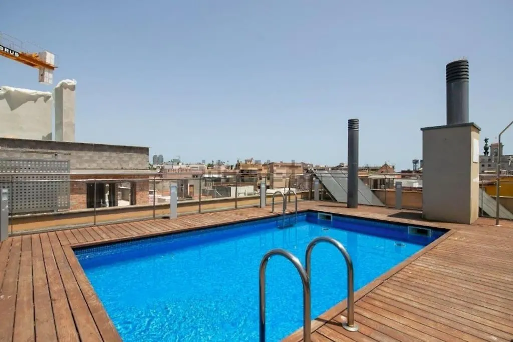 Near Ramblas Apartment 3 Room Flat Min 32 Days Parking Optional Barcellona